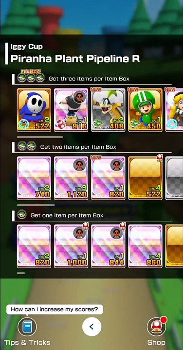 Mario Kart Tour: Pipe Tour: Iggy Cup