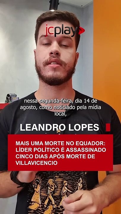 MAIS UMA MORTE NO EQUADOR: LÍDER POLÍTICO É ASSASSINADO CINCO DIAS APÓS MORTE DE VILLAVICENCIO