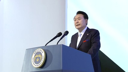 尹 "독립운동 정신 이어져...자유민주주의 반드시 승리" / YTN