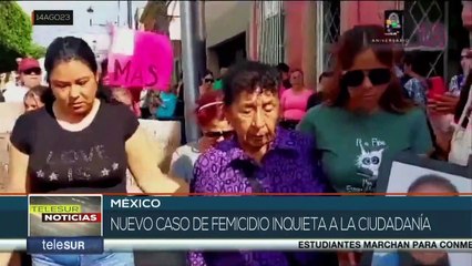 México: Nuevo caso de feminicidio inquieta a la ciudadanía