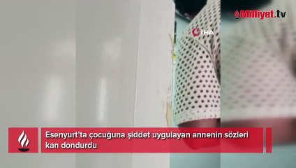 Çocuğun çığlıkları mahalleyi inletti... Anneden şok sözler