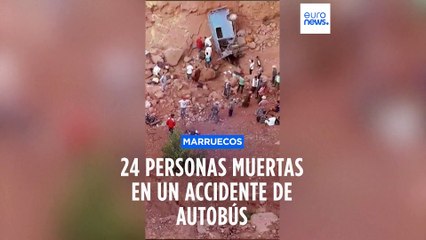 La caída de un minibús por un barranco de Marruecos deja 24 muertos