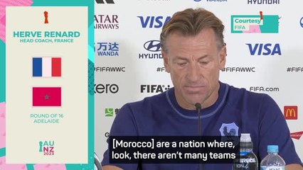 Renard full of praise for Moroccan football