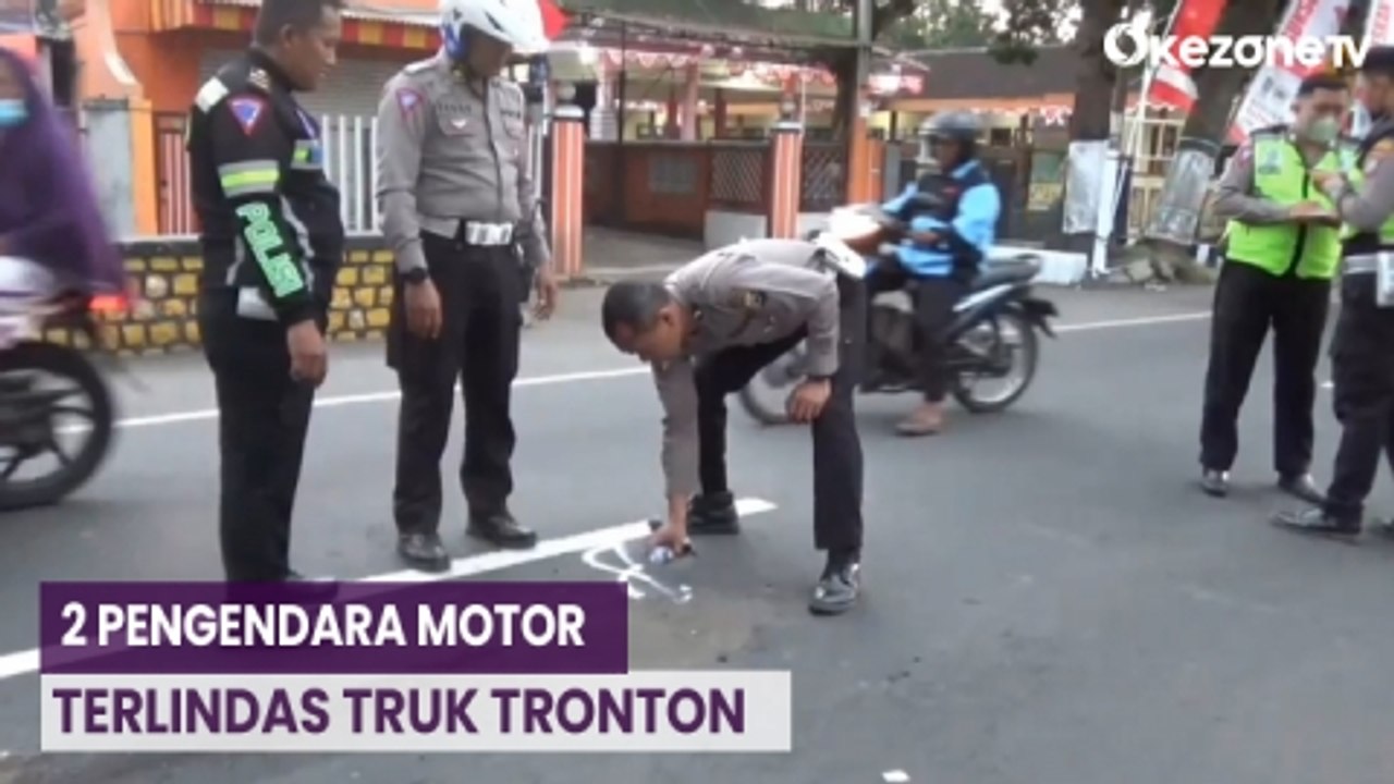 Tragis! 2 Pemotor Kritis Terlindas Truk Tronton Bermuatan Batu Bara