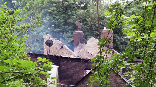 Britain's 'wonkiest pub' - The Crooked House near Dudley - devastated by fire