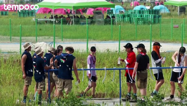 Usai Gelombang Panas, Peserta Jambore Pramuka Dunia di Korsel Akan Diterpa Badai