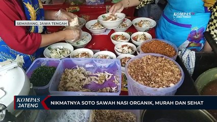 Nikmatnya Soto Sawah Nasi Organik, Murah dan Sehat