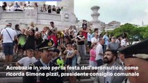Ancona, il video delle Frecce Tricolori: spettacolo al Passetto