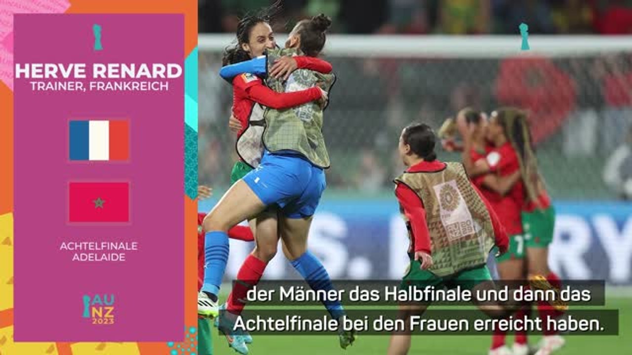 Renard: 'Marokko eine der besten Fußballnationen'