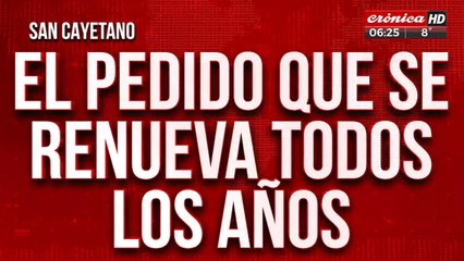San Cayetano y el pedido que se renueva año a año
