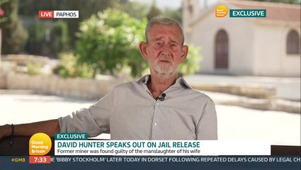 David Hunter relives dying wife’s final moments in first interview since Cyprus prison release