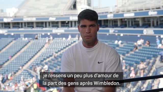 Toronto - Alcaraz : “Je ressens encore plus d'amour de la part des gens après Wimbledon”