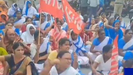 అనంతపురం జిల్లా: ధర్నాలతో అట్టుడికిన కలెక్టరేట్