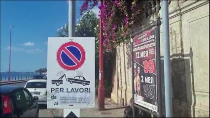 CALVARIO LITORANEA NORD, DIVIETO DI SOSTA PER SCERBATURA