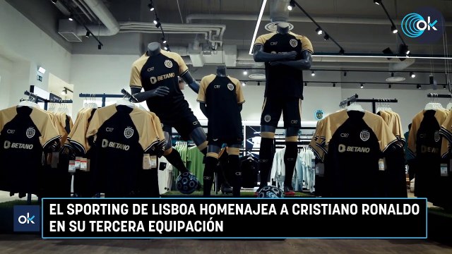 El Sporting de Lisboa homenajea a Cristiano Ronaldo en su tercera equipación