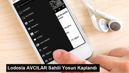 Lodosla AVCILAR Sahili Yosun Kaplandı