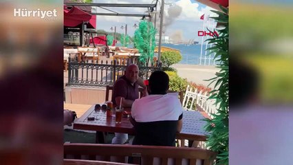 Kocaeli'de Derince Limanı'nda patlama