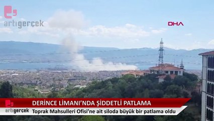 Kocaeli'de Derince Limanı'nda patlama: Çok sayıda ekip sevk edildi