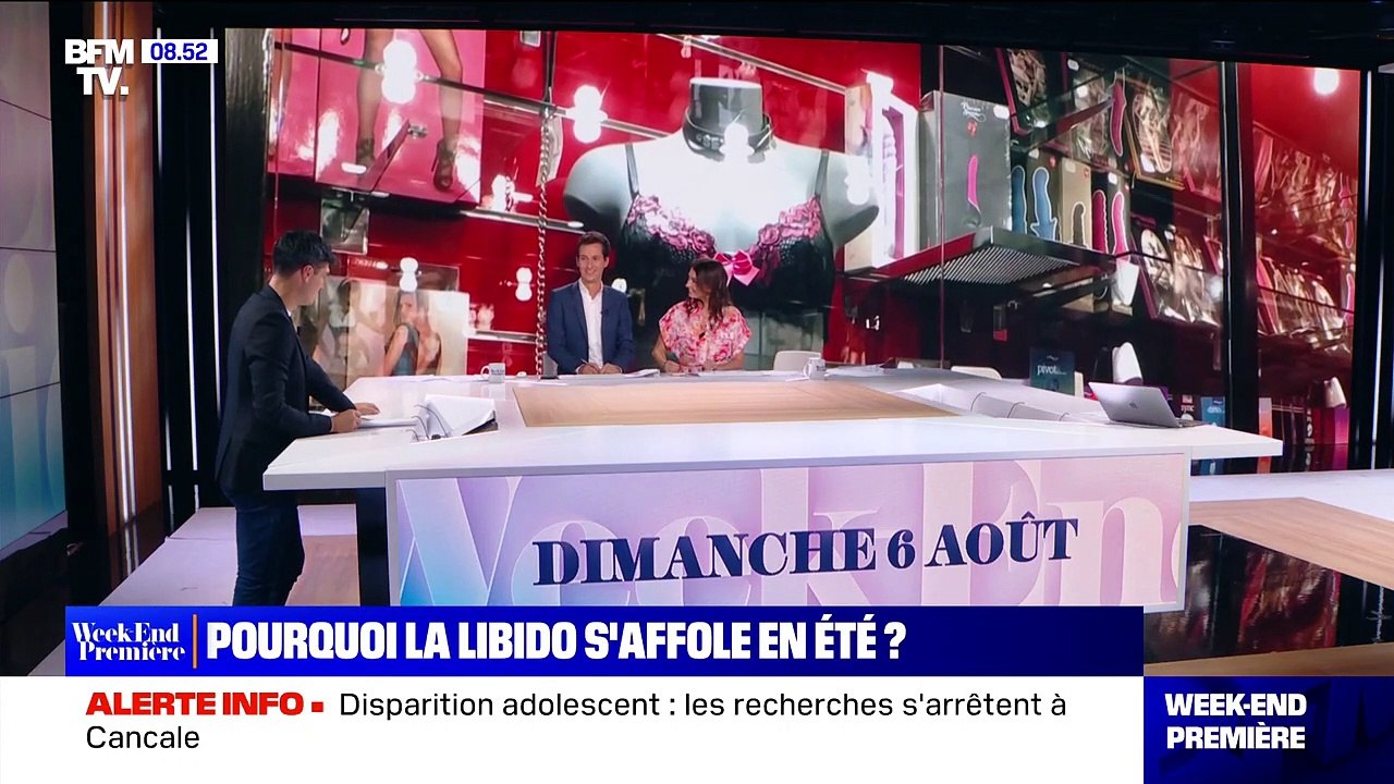 "C'était quoi ça ?" : Marie Gentric et Loïc Besson surpris par un bruitage avant un sujet sur le sexe sur BFMTV