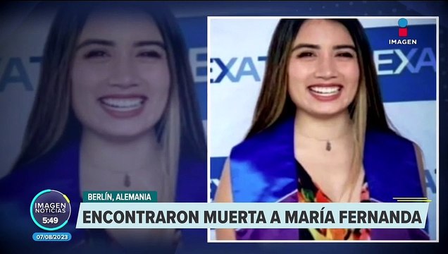 María Fernanda Sánchez: Hallan el cuerpo de la joven mexicana desaparecida en Berlín