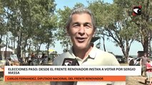 Elecciones PASO: desde el Frente Renovador instan a votar por Sergio Massa