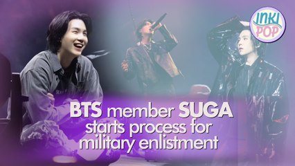 BTS member SUGA starts process for military enlistment | INKIPOP