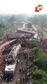 Pakistan'daki tren kazası havadan görüntülendi