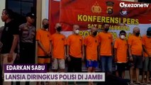 Edarkan Sabu Polresta Jambi Ringkus 10 Tersangka Narkoba, 3 Sudah Lansi