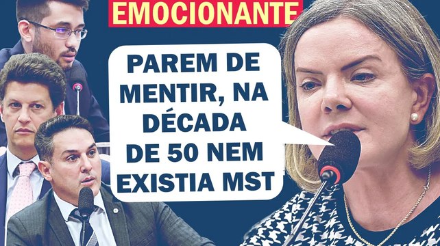 A FALA COMPLETA E FORTE DE GLEISI HOFFMANN QUE CALOU A DIREITA NA CPI DO MST | Cortes 247