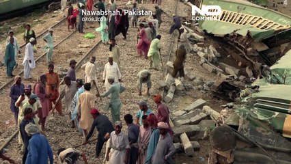 Investigadas causas de descarrilamento de comboio no Paquistão