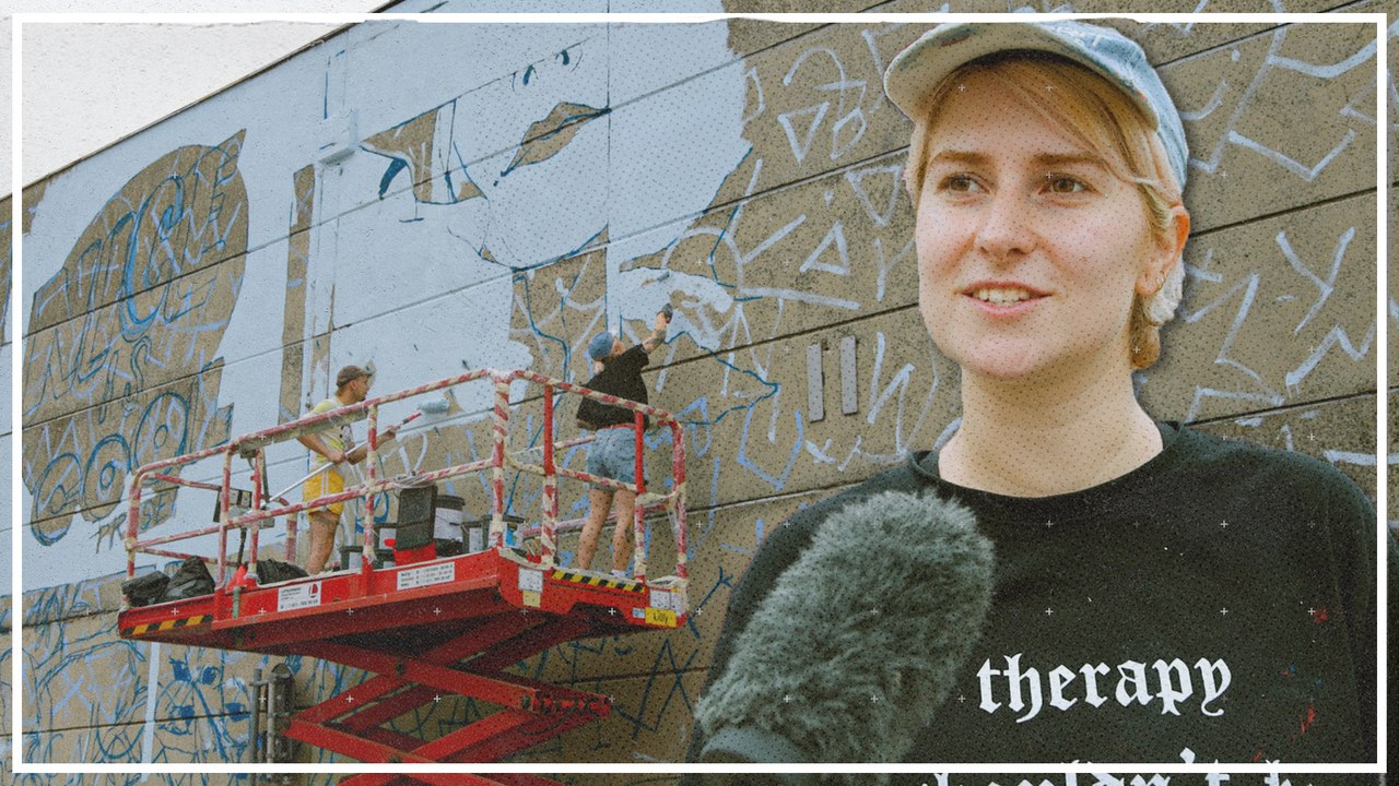 Streetart in Wien: So kommen Kunstwerke in Übergröße an die Wand