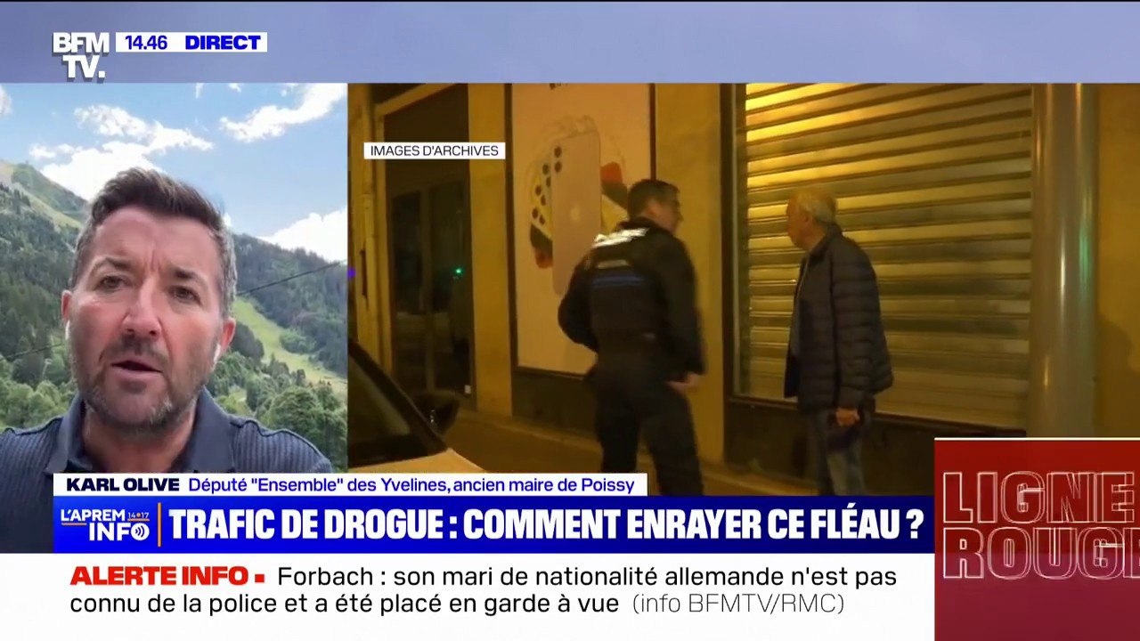 Trafic de drogue: "Il serait intéressant que la police municipale puisse verbaliser directement" selon Karl Olive, député "Ensemble" des Yvelines