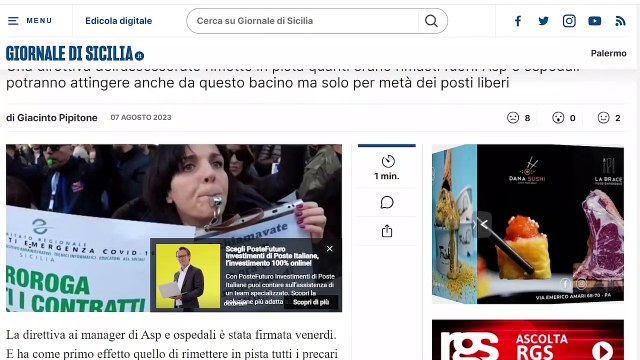 Salvagente per i precari Covid