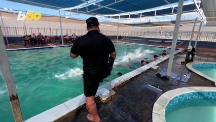 Gaza-Based Amputee Finds Hope in Being a Kids Swimming Instructor