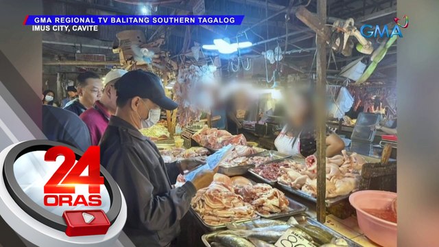 Daan-daang kilo ng mishandled na karne, nasabat sa Imus at Taytay | 24 Oras