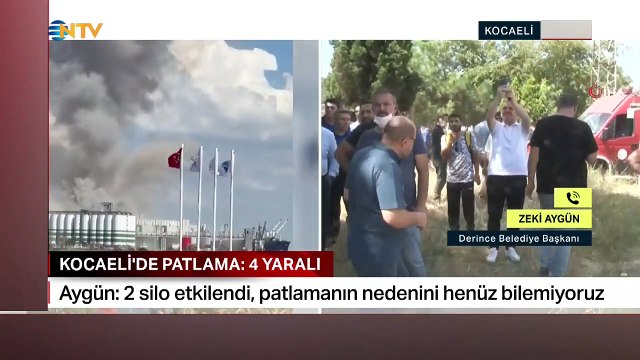 Explosion dans l'entrepôt TMO à Kocaeli ! Il y a des personnes blessées