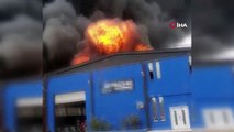 Tekirdağ'da kimya fabrikasında çıkan yangına müdahale ediliyor