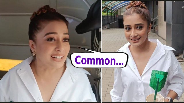Tina Dutta Spotted at Andheri, She reacts on Bigg Boss and Elvish Yadav । FilmiBeat