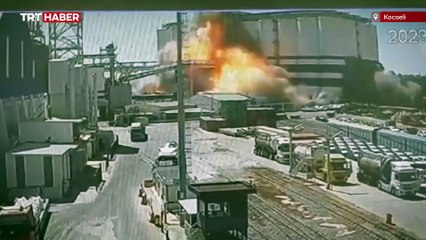 Kocaeli'de TMO silosunda patlama