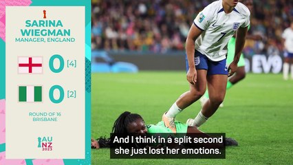 'Inexperienced' James 'lost her emotions' - Wiegman