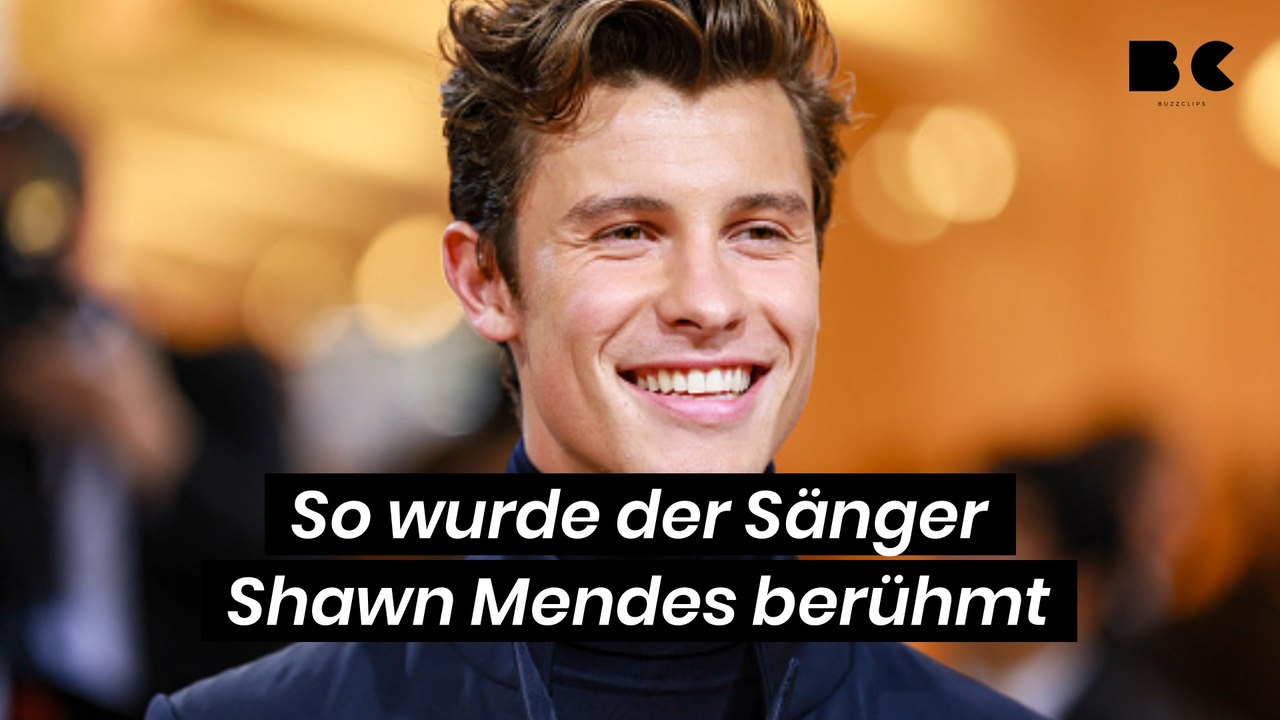 So wurde der Sänger Shawn Mendes berühmt