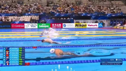 Women's 100m Fly Final - World Champs 2023