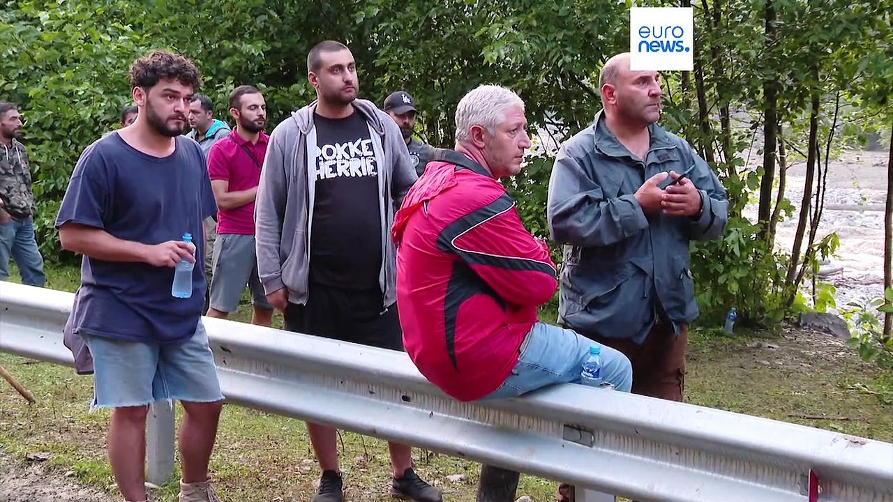 Vier Tage nach Erdrutsch in Georgien: 16 Menschen werden noch vermisst