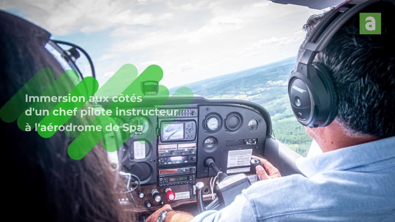 Immersion aux côtés d'un chef pilote instructeur du RAPCS à l'aérodrome de Spa