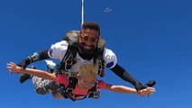 10-YEAR-OLD Adrenaline Junkie Loves to Skydive and Wakeboard!