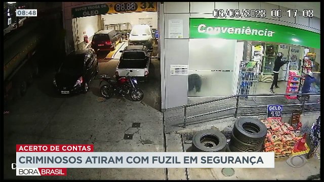 Acerto de contas: criminosos atiram com fuzil em segurança