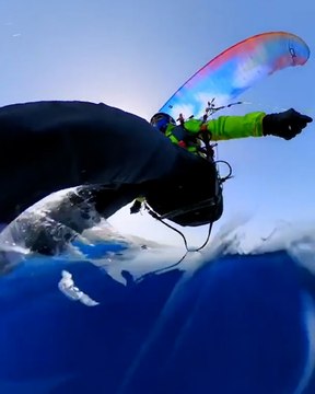 Paragliding Goes WRONG as Paraglider Is Forced to Land on Water
