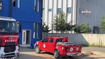 Tekirdağ'da kimya fabrikasında yangın