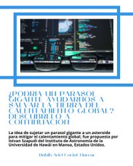 |HABIB ARIEL CORIAT HARRAR | PARASOL GIGANTE EN UN ASTEROIDE, ¿PODRÍA AYUDAR? (PARTE 1) (@HABIBARIELC)