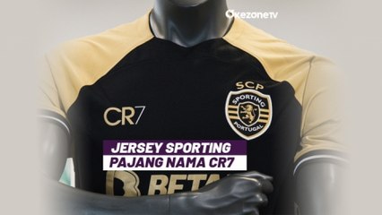 Video herunterladen: Penghargaan untuk Cristiano Ronaldo, Jersey Baru Sporting CP Pajang Nama CR7